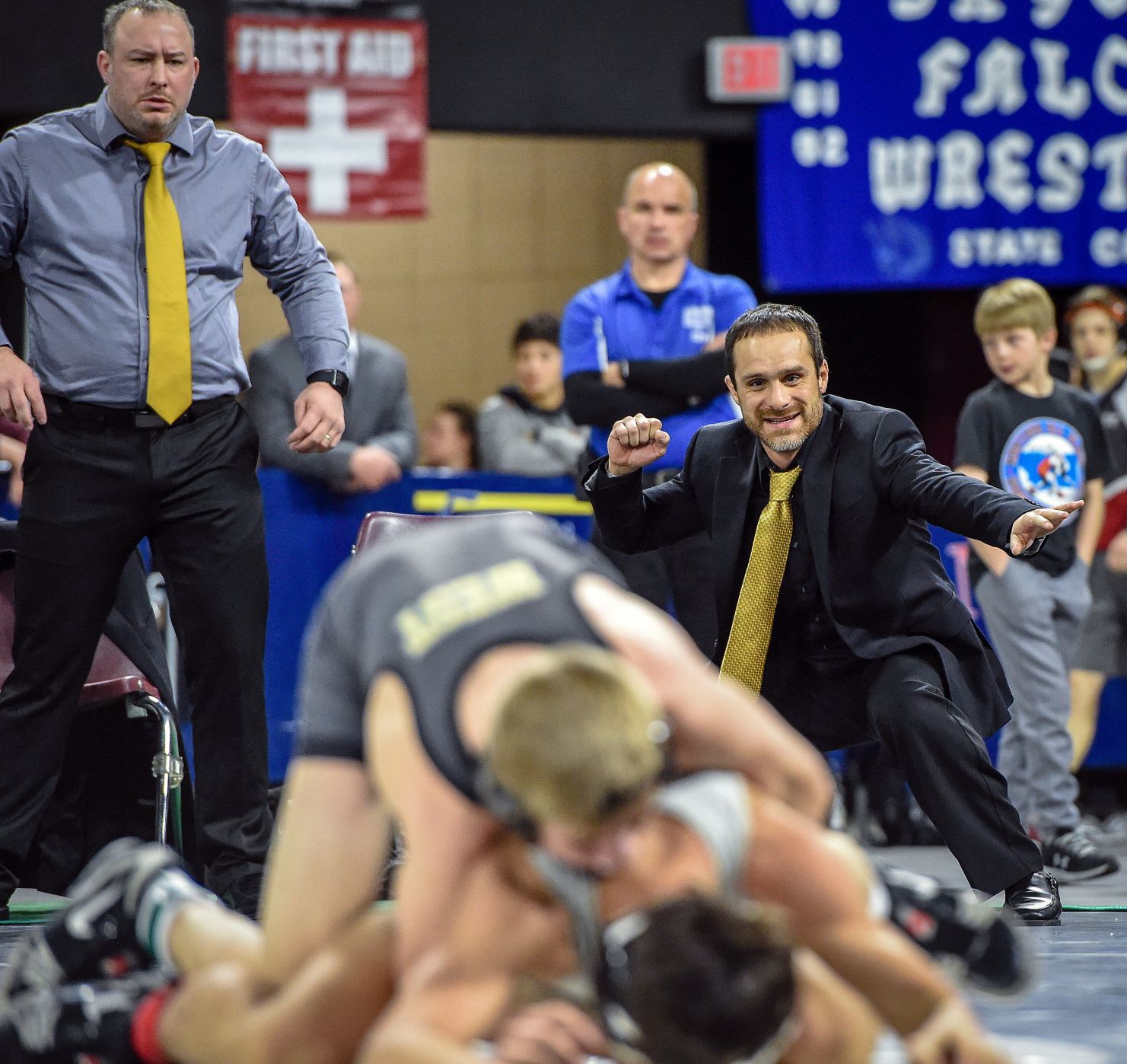 Day two of the wrestling tournament